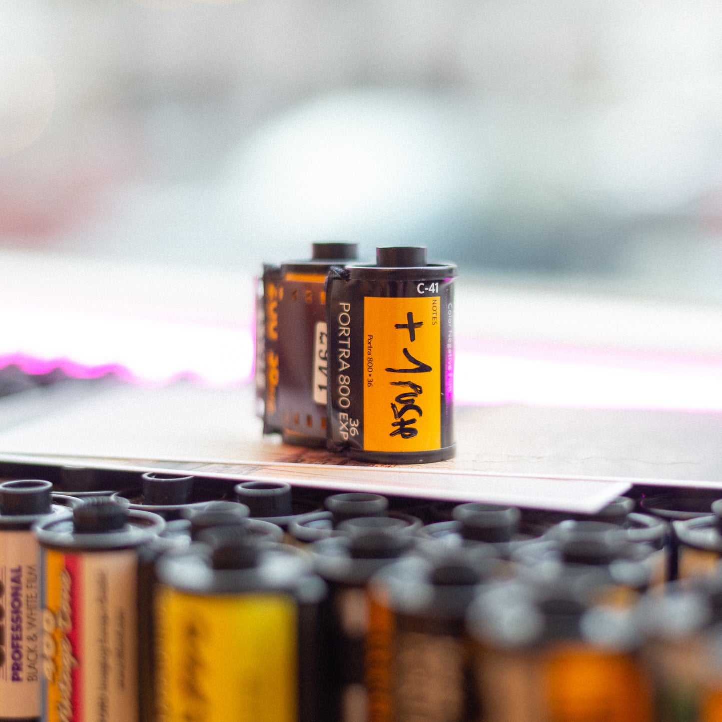 Push/Pull-Gebühr für Farbnegativfilm